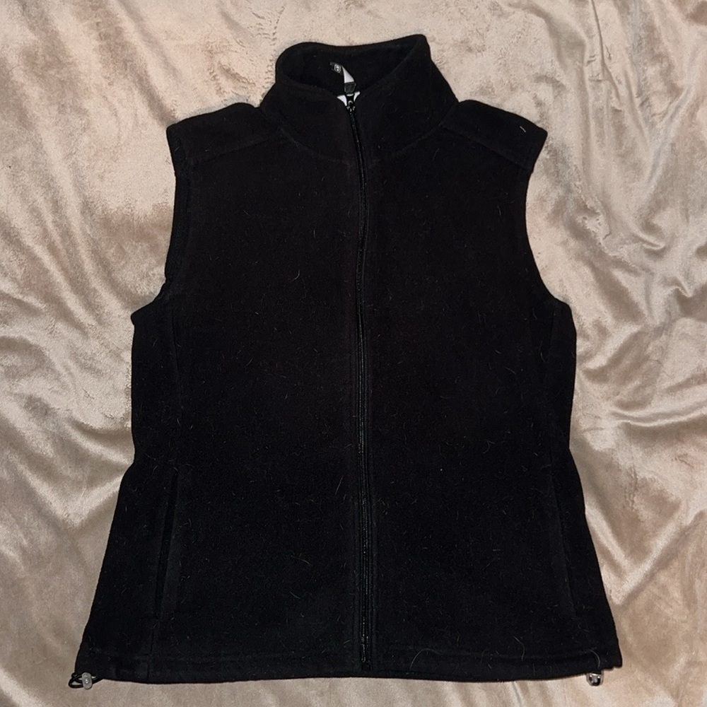 Predator Black Fleece Vest